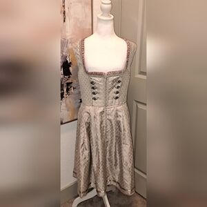 Elegant Cream Dirndl Dress